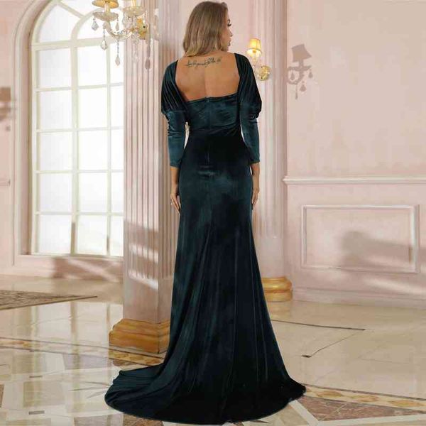 casual dresses 2022 spring long sleeved velvet dress banquet off shoulder slim tailed 2nep, Black;gray
casual dresses 2022 spring long sleeved velvet dress banquet off shoulder slim tailed 2nep, Black;gray