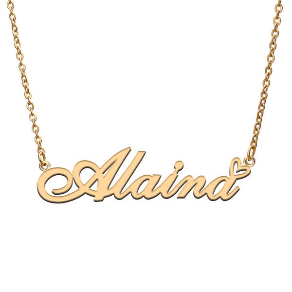 alaina name necklaces for women love heart gold nameplate pendant girl stainless steel nameplated girlfriend birthday christmas statement je, Silver
alaina name necklaces for women love heart gold nameplate pendant girl stainless steel nameplated girlfriend birthday christmas statement je, Silver