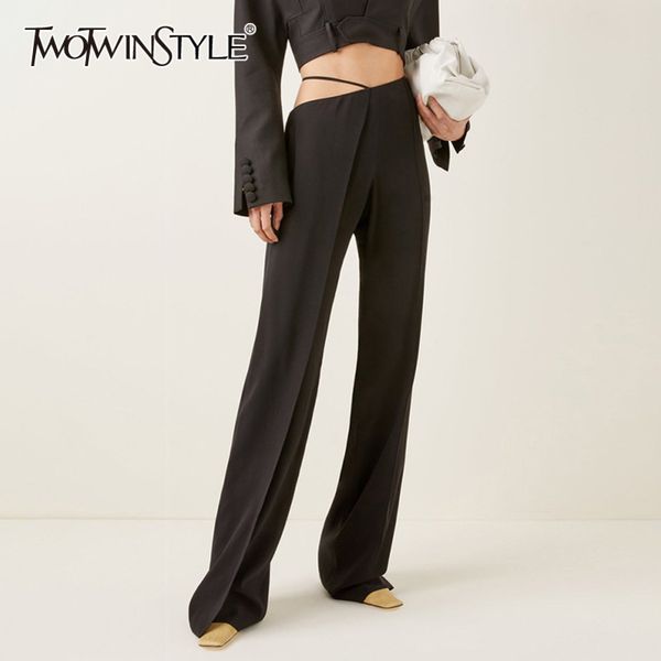 pure color widelegged trousers of straight for female high waist loose womens casual pants 210423, Black;white
pure color widelegged trousers of straight for female high waist loose womens casual pants 210423, Black;white