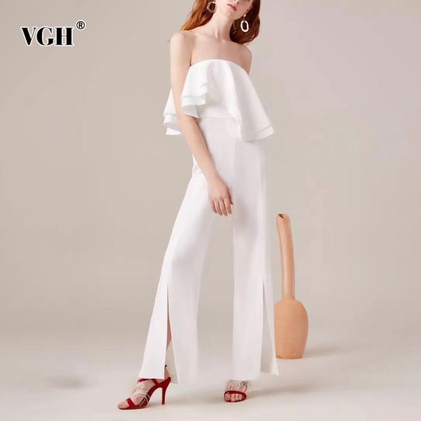temperament casual jumpsuit for women slash neck sleeveless ruffles high waist loose jumpsuits female fashion clothing style 210507, Black;white
temperament casual jumpsuit for women slash neck sleeveless ruffles high waist loose jumpsuits female fashion clothing style 210507, Black;white