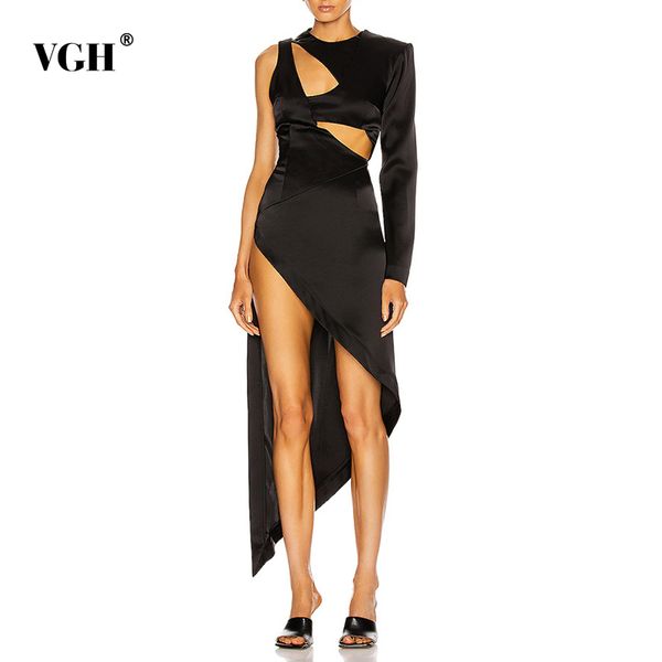 asymmetrical spring dress for women o neck long sleeve high waist hollow out midi irregular hem slim dresses female 210507, Black;gray
asymmetrical spring dress for women o neck long sleeve high waist hollow out midi irregular hem slim dresses female 210507, Black;gray