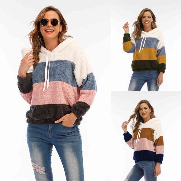 women's t-shirt selling product autumn winter 2022 splicing plush sweater b65m, White
women's t-shirt selling product autumn winter 2022 splicing plush sweater b65m, White