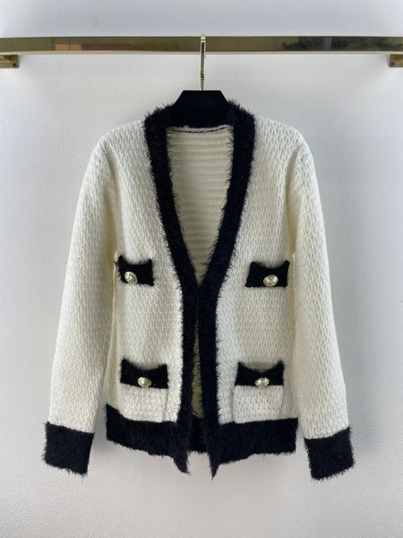 2022 autumn milan runway sweater v neck long sleeve women's sweaters high end jacquard cardigan women designer sweater 0714-8, White;black
2022 autumn milan runway sweater v neck long sleeve women's sweaters high end jacquard cardigan women designer sweater 0714-8, White;black