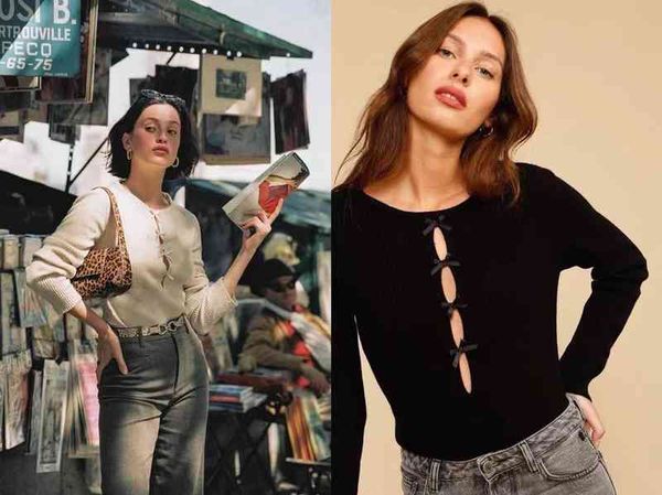 women's knits tees 100% wool autumn winter hollowed out bow round neck sweater women's, White
women's knits tees 100% wool autumn winter hollowed out bow round neck sweater women's, White