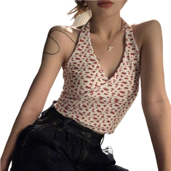 women's tanks & camis awe-inspiring 2021 floral hanging neck small sling female summer v-neck outer wear short vest tide gentle te 73p, White
women's tanks & camis awe-inspiring 2021 floral hanging neck small sling female summer v-neck outer wear short vest tide gentle te 73p, White