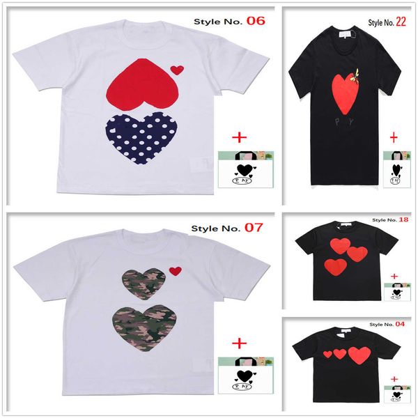luxury designer cotton men's japanese t-shirt t-shirt women's short-sleeved t high-quality shirt embroidery red heart big heart pr, White;black
luxury designer cotton men's japanese t-shirt t-shirt women's short-sleeved t high-quality shirt embroidery red heart big heart pr, White;black