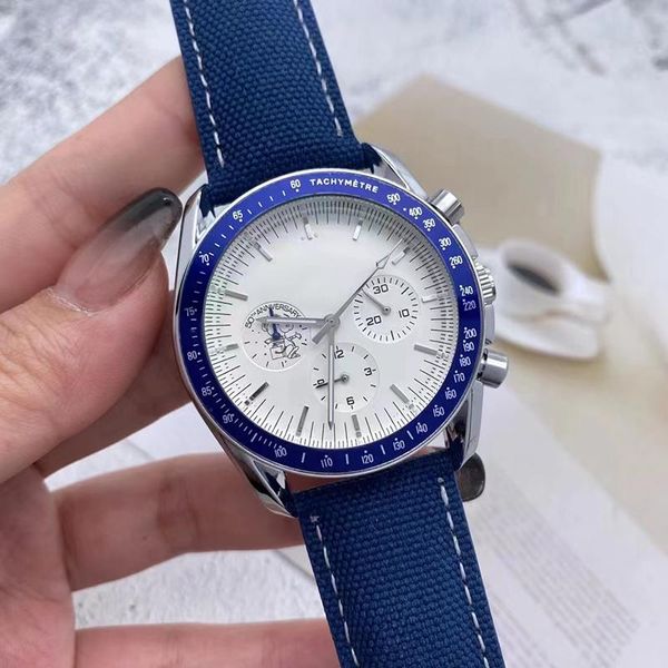 wristwatches brand men's luxury watch luminous calendar chronograph six-needle non-mechanical sweep second belt 2022 fashion, Slivery;brown
wristwatches brand men's luxury watch luminous calendar chronograph six-needle non-mechanical sweep second belt 2022 fashion, Slivery;brown