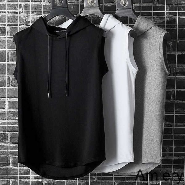 designer men vest sweater sleeveless vest men's casual t-shirt solid color hooded t-shirt hip hop sweatshirt, Black
designer men vest sweater sleeveless vest men's casual t-shirt solid color hooded t-shirt hip hop sweatshirt, Black