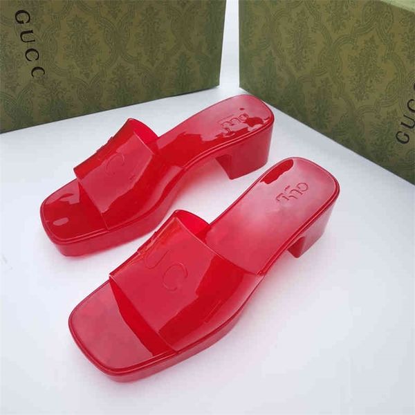 family beach thick heel square head summer outer wear women's transparent jelly slippers 75% off outlet online, Black
family beach thick heel square head summer outer wear women's transparent jelly slippers 75% off outlet online, Black