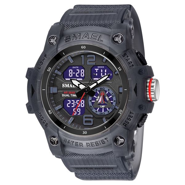 the treasure of the town store smel new men's watches student outdoor sports waterproof dual display electronic quartz watches wholesal, Slivery;brown
the treasure of the town store smel new men's watches student outdoor sports waterproof dual display electronic quartz watches wholesal, Slivery;brown