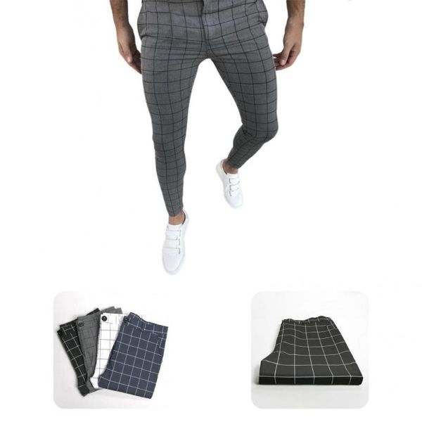 men's pants men's pants trousers casual bottoms mid waist slim-fitting checkered pencil for party, Black
men's pants men's pants trousers casual bottoms mid waist slim-fitting checkered pencil for party, Black