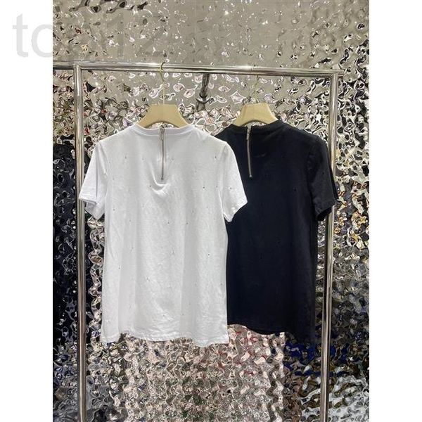 women's t-shirt designer chaopai 22 early spring new heavy industry nail drill collar old hole sweet celebrity style short sleeve t-shi, White
women's t-shirt designer chaopai 22 early spring new heavy industry nail drill collar old hole sweet celebrity style short sleeve t-shi, White