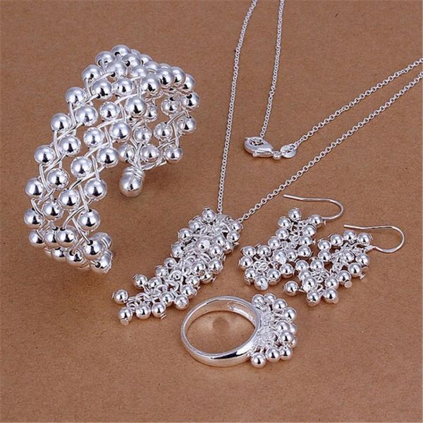 earrings & necklace silver jewelry set bracelet rings necklaces for women fine grape beads pendant bangle wedding party gifts
earrings & necklace silver jewelry set bracelet rings necklaces for women fine grape beads pendant bangle wedding party gifts