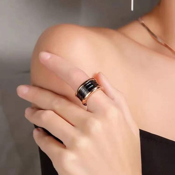 new arrival black and white color bridal classic ceramics band rings for woman 18k rose gold ring titanium / wide version, Silver
new arrival black and white color bridal classic ceramics band rings for woman 18k rose gold ring titanium / wide version, Silver