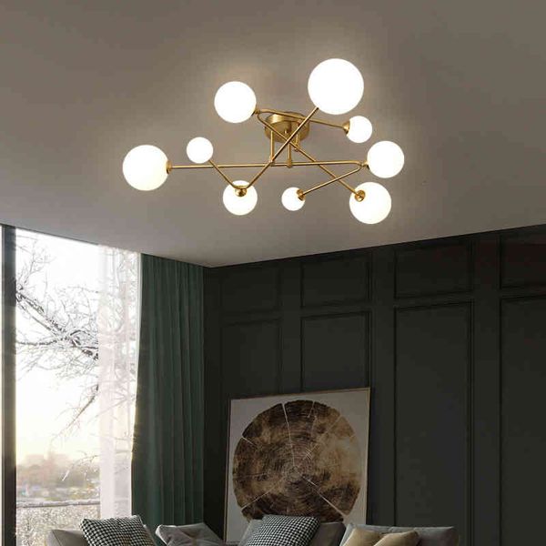 pendant lamps nordic living room ceiling lamp light luxury modern simple all copper magic bean molecular creative net red
pendant lamps nordic living room ceiling lamp light luxury modern simple all copper magic bean molecular creative net red