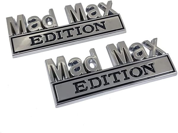 2pack mad max edition car sticker truck exterior emblems badge 3d decal compatible with f150 f250 f350 1500 2500 c10 c15
2pack mad max edition car sticker truck exterior emblems badge 3d decal compatible with f150 f250 f350 1500 2500 c10 c15
