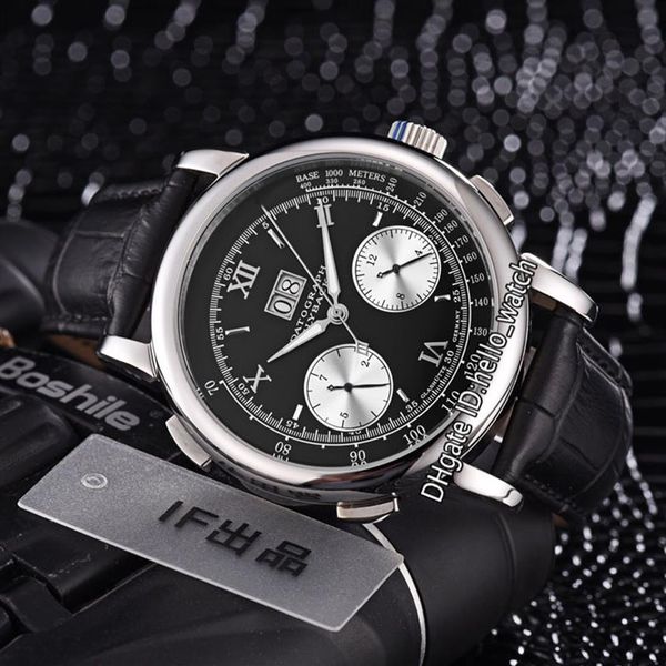 new gig dage datograph 403.035 automatic mens watch steel case black dial silver subdial daydate big calendar watches leather hell2715, Slivery;brown
new gig dage datograph 403.035 automatic mens watch steel case black dial silver subdial daydate big calendar watches leather hell2715, Slivery;brown
