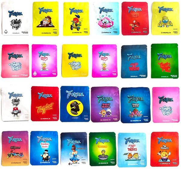 24 kinds empty 3.5g white trufflez packaging bag smell proof cake pie truffle snack zipper package childproof edibles gummies mylar bags
24 kinds empty 3.5g white trufflez packaging bag smell proof cake pie truffle snack zipper package childproof edibles gummies mylar bags