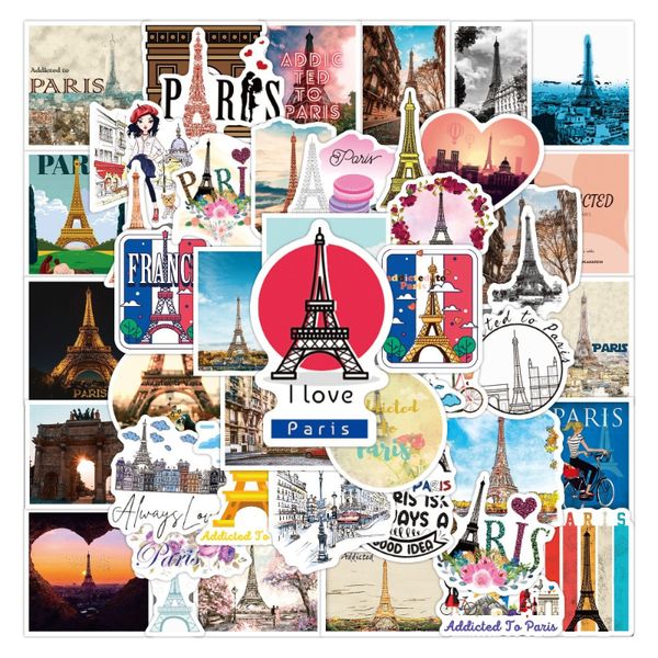 50pcs creative paris charming landscape sticker graffiti kids toy skateboard car motorcycle bicycle sticker decals wholesale
50pcs creative paris charming landscape sticker graffiti kids toy skateboard car motorcycle bicycle sticker decals wholesale