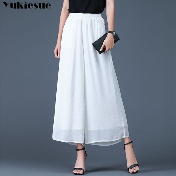 streetwear summer chiffon women s pants female loose high waist wide leg pants capris for women trousers woman plus size 210412, Black;white
streetwear summer chiffon women s pants female loose high waist wide leg pants capris for women trousers woman plus size 210412, Black;white