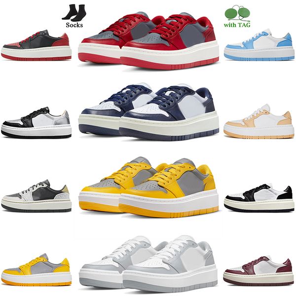 with socks women mens jumpman 1 1s low elevate casual shoes unlv midnight navy cement wolf grey varsity maize removable beads platform train, White;red
with socks women mens jumpman 1 1s low elevate casual shoes unlv midnight navy cement wolf grey varsity maize removable beads platform train, White;red