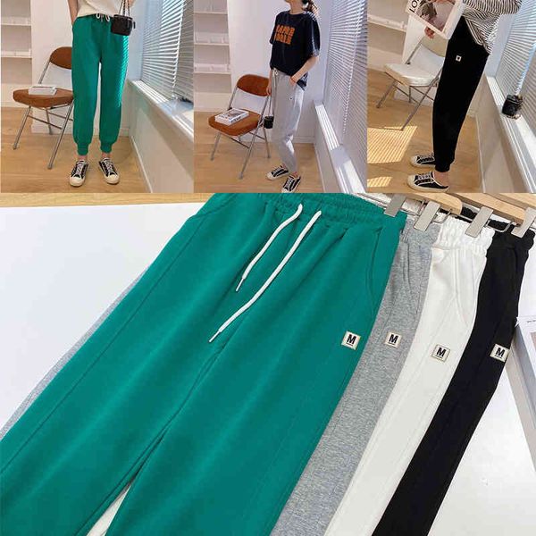 women's shorts p95130 early spring combed cotton elastic waist sports leisure pants, White;black
women's shorts p95130 early spring combed cotton elastic waist sports leisure pants, White;black