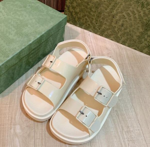 2022 luxury designer jelly sandals studded rubber slippers ouverture heel velcro adjustment buckle women sandals height 4cm l, Black
2022 luxury designer jelly sandals studded rubber slippers ouverture heel velcro adjustment buckle women sandals height 4cm l, Black