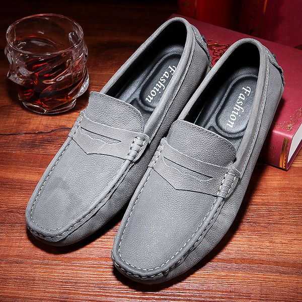 men loafers soft moccasins spring autumn genuine leather shoes men casual flats driving shoes, Black
men loafers soft moccasins spring autumn genuine leather shoes men casual flats driving shoes, Black