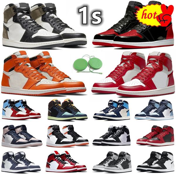 1 1s mens basketball shoes sneaker bred patent dark mocha newstalgia yellow royal silver toe university blue starfish pine green men women, Black
1 1s mens basketball shoes sneaker bred patent dark mocha newstalgia yellow royal silver toe university blue starfish pine green men women, Black