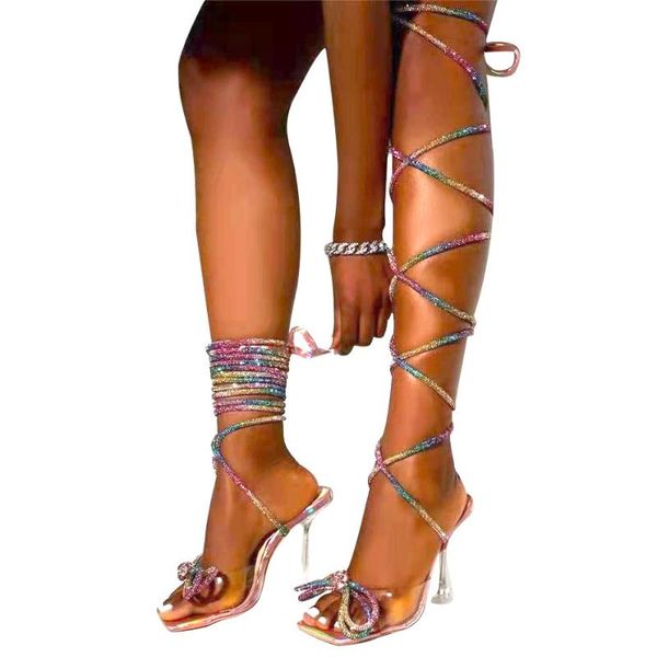 sandals women's crystal high heels shiny women 2022 fashion shoes silver open toe rhinestone cross tiesandals, Black
sandals women's crystal high heels shiny women 2022 fashion shoes silver open toe rhinestone cross tiesandals, Black