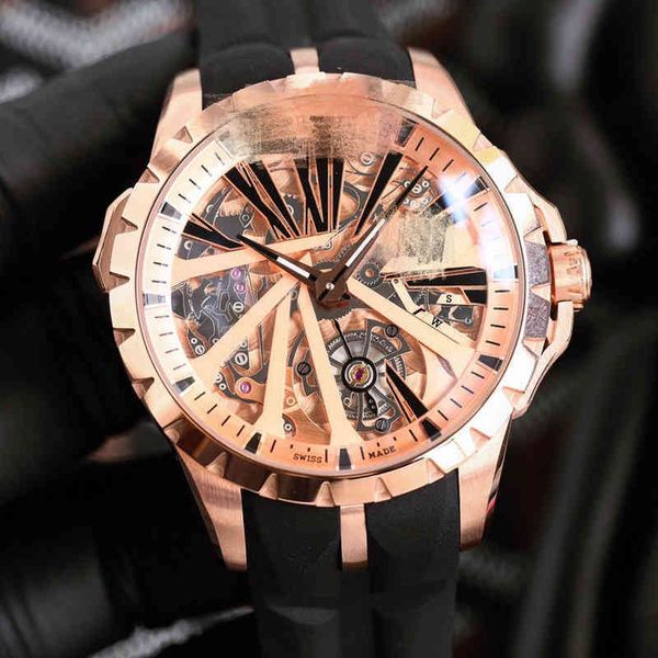 luxury mens mechanical watch roge's automatic hollow tourbillon large dial sports leisure mt4e geneva es brand wristwatch, Slivery;brown
luxury mens mechanical watch roge's automatic hollow tourbillon large dial sports leisure mt4e geneva es brand wristwatch, Slivery;brown
