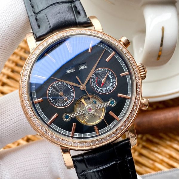 classic men watch automatic mechanical movement watch 42mm round dial fashion business wristwatch montre de luxe, Slivery;brown
classic men watch automatic mechanical movement watch 42mm round dial fashion business wristwatch montre de luxe, Slivery;brown
