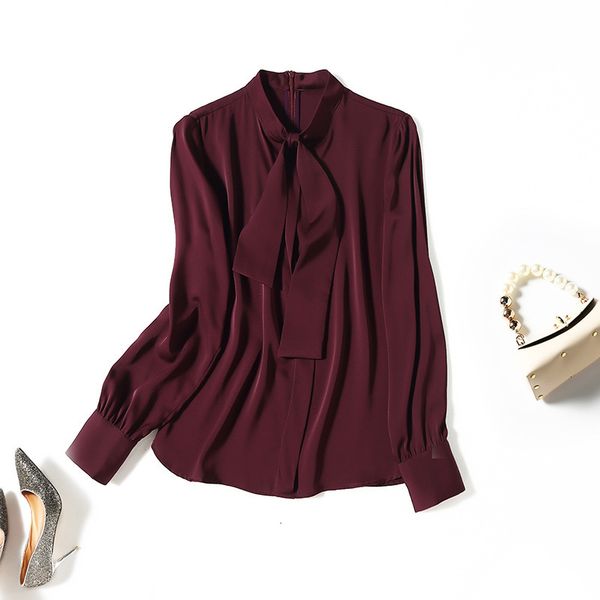 women's blouses & shirts shenzhen high end female tie zipper silk shirt solid color versatile mulberry nrrd, White
women's blouses & shirts shenzhen high end female tie zipper silk shirt solid color versatile mulberry nrrd, White
