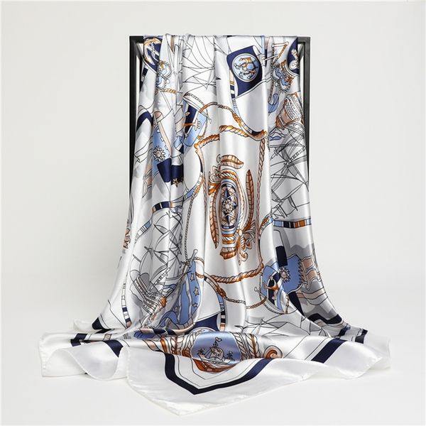 print square scarf for women silk shawl neckerchief female head wraps headband hair bands foulard satin hijab bandana 220704, Blue;gray
print square scarf for women silk shawl neckerchief female head wraps headband hair bands foulard satin hijab bandana 220704, Blue;gray