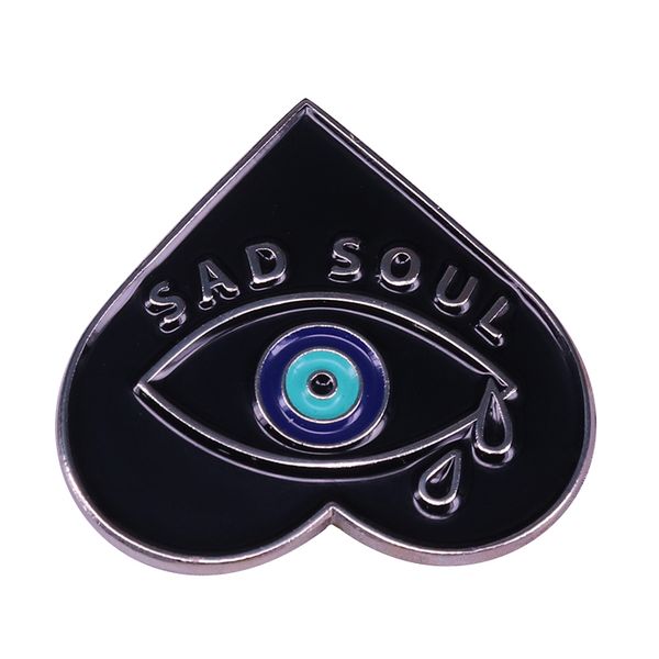 sad soul tear drop badge evil eye brooch lucky nazar heart pin life club accessory, Blue
sad soul tear drop badge evil eye brooch lucky nazar heart pin life club accessory, Blue