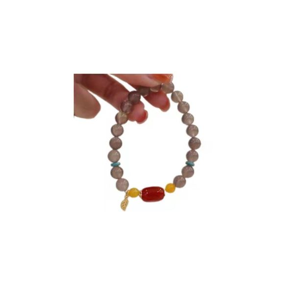 bracelet natural agate women's string new chinese style gray jewelry, Black
bracelet natural agate women's string new chinese style gray jewelry, Black