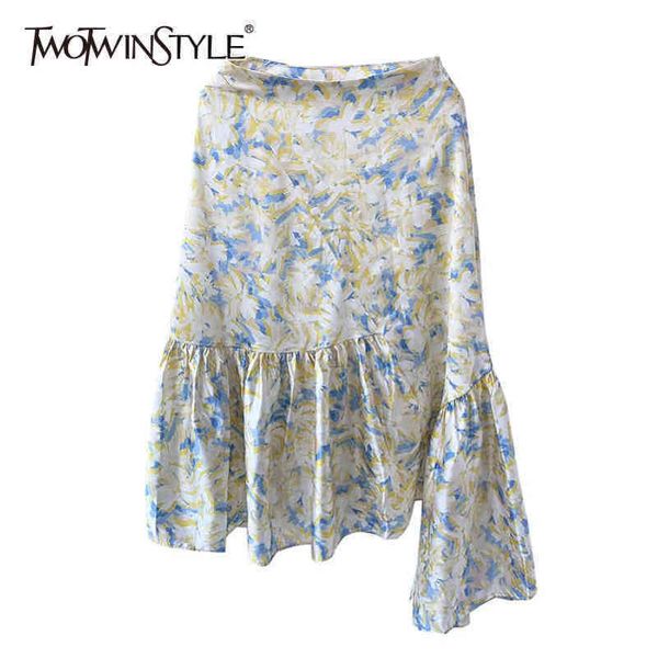 asymmetrical print floral skirt for women high waist irregular hem hit color vintage skirts female fashion 210423, Black
asymmetrical print floral skirt for women high waist irregular hem hit color vintage skirts female fashion 210423, Black