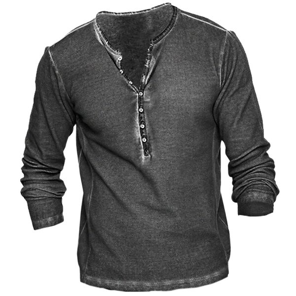 men's henley shirt t shirt solid color henley casual daily button-down long sleeve lightweight breathable big and tall black gray dark, White;black
men's henley shirt t shirt solid color henley casual daily button-down long sleeve lightweight breathable big and tall black gray dark, White;black