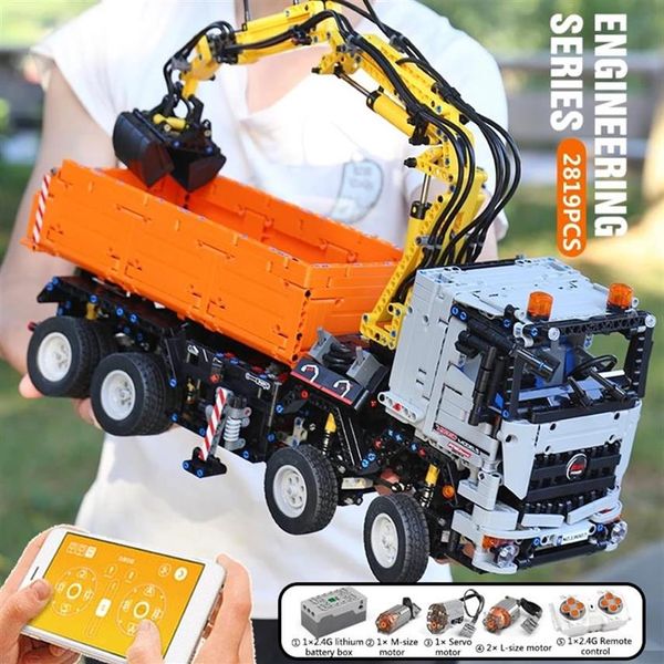 mould king mechanical arm truck arocs 3245 building blocks 19007 high-tech car compatible with 42043 app remote control bricks kid304f
mould king mechanical arm truck arocs 3245 building blocks 19007 high-tech car compatible with 42043 app remote control bricks kid304f
