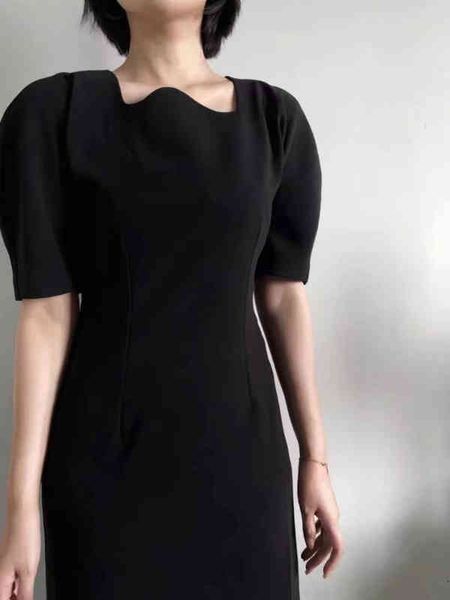 casual dresses black spring/summer arrival woman irregular neck bubble sleeve slim fit midi 2mgm, Black;gray
casual dresses black spring/summer arrival woman irregular neck bubble sleeve slim fit midi 2mgm, Black;gray