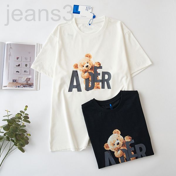 women's t-shirt designer 22 spring / summer ader printed bear hug letter short sleeve loose round neck couple half t-shirt agcc, White
women's t-shirt designer 22 spring / summer ader printed bear hug letter short sleeve loose round neck couple half t-shirt agcc, White