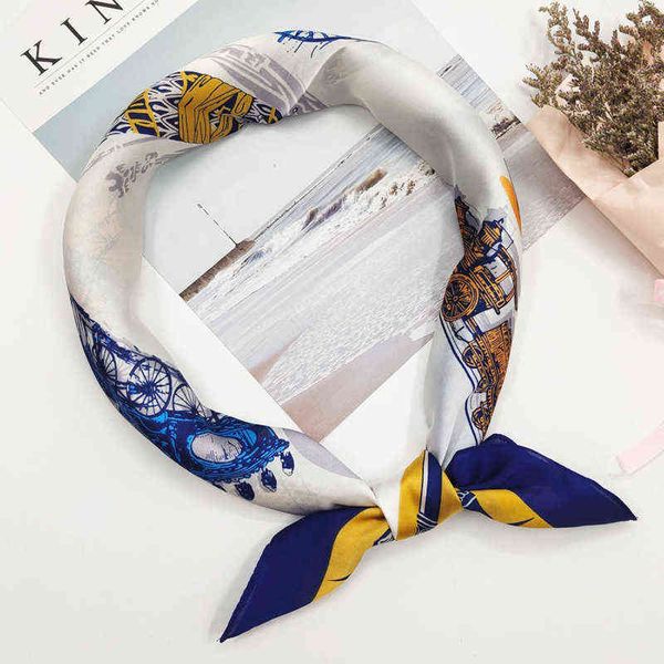 korean fashion small square scarf satin silk scarf female stewardess professional decoration versatile leisure sunscreen, Blue;gray
korean fashion small square scarf satin silk scarf female stewardess professional decoration versatile leisure sunscreen, Blue;gray