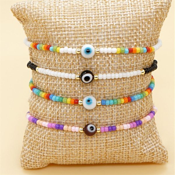 fashion couples weave beaded strands bracelet evil eye gold bracelet designer jewelry woman party south american handmade white purple black
fashion couples weave beaded strands bracelet evil eye gold bracelet designer jewelry woman party south american handmade white purple black