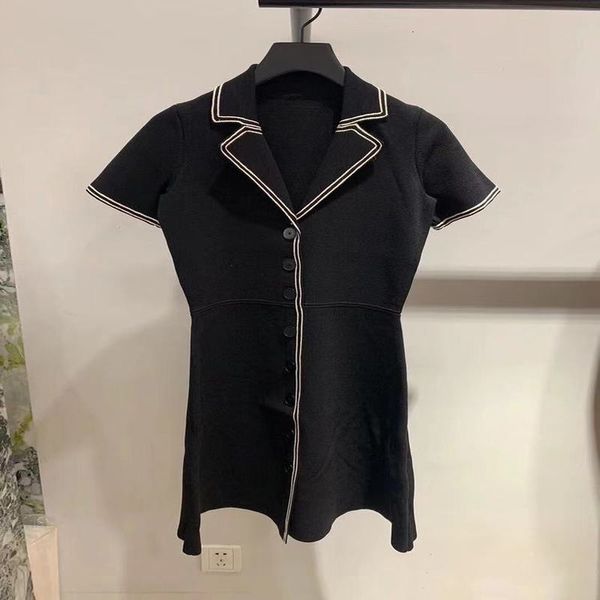 casual dresses fadan s family spring and summer style temperament lady wind bright line contrast color lapel knitted dress, Black;gray
casual dresses fadan s family spring and summer style temperament lady wind bright line contrast color lapel knitted dress, Black;gray