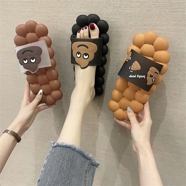 massage bubble flatbottomed flip flops nonslip indoor female soft shoes cartoon slippers 220616, Black
massage bubble flatbottomed flip flops nonslip indoor female soft shoes cartoon slippers 220616, Black