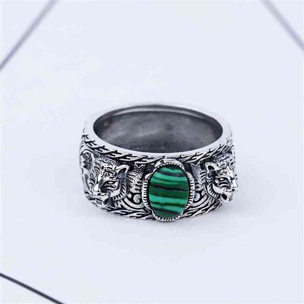 silver s925 tiger head ring retro sterling silver inlaid malachite double tiger head ring men and women trend hip hop turquoise ri286a
silver s925 tiger head ring retro sterling silver inlaid malachite double tiger head ring men and women trend hip hop turquoise ri286a