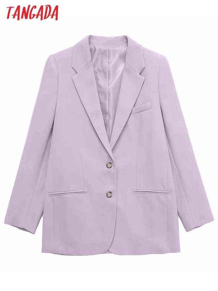 suit tangada 2022 women vintage purple blazer female long sleeves elegant jacke, White;black
suit tangada 2022 women vintage purple blazer female long sleeves elegant jacke, White;black