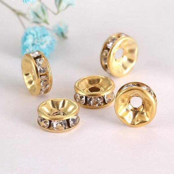 200pcs/lot 6 mm rhinestone rondelle crystal round loose spacer beads for jewelry making diy bracelet necklace accessories gift bijoux, Bronze;silver
200pcs/lot 6 mm rhinestone rondelle crystal round loose spacer beads for jewelry making diy bracelet necklace accessories gift bijoux, Bronze;silver