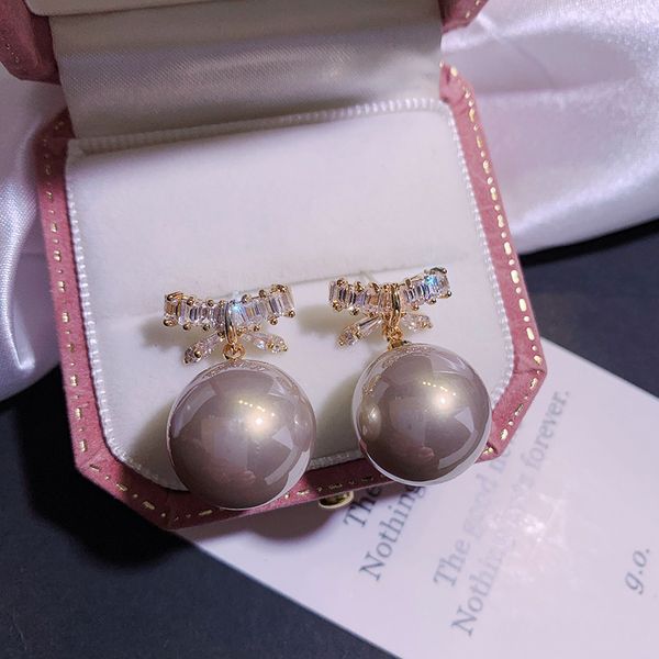 gold plated 925 silver needle zircon bow earrings korean temperament pearl earrings fashionable and popular eardrop women, Golden
gold plated 925 silver needle zircon bow earrings korean temperament pearl earrings fashionable and popular eardrop women, Golden