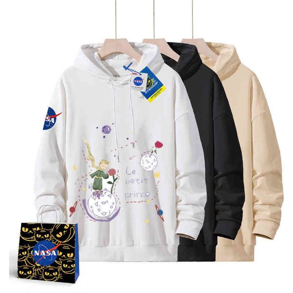 autumn and winter new trend men's clothing nasa tide brand loose long sleeve casual hoodie, Black
autumn and winter new trend men's clothing nasa tide brand loose long sleeve casual hoodie, Black